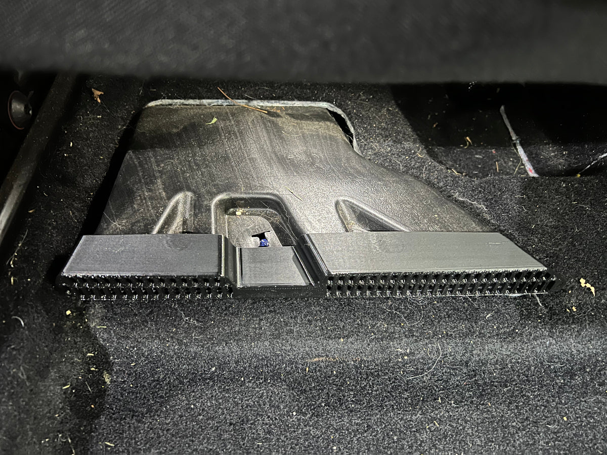 Beschermrooster voor de ventilatieopening onder de achterbank voor VW ID.3, ID.4/Skoda Enyaq/Elroq/Audi Q4 e-tron