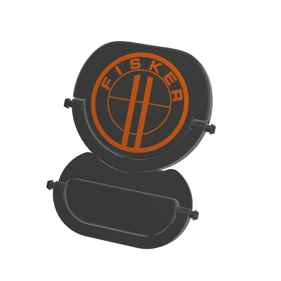 Electric vehicle charge port dust and moisture cover with low profile and swivel handle