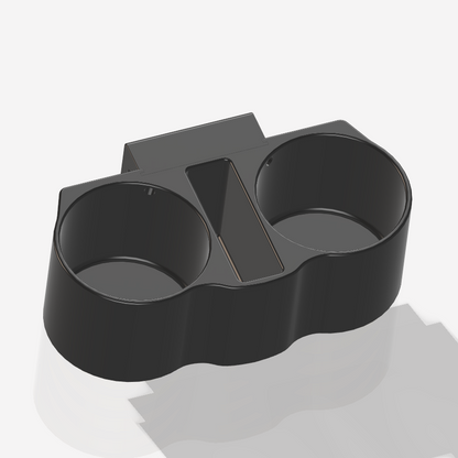 Volkswagen ID.Buzz mid-row cupholder with cubby for phone