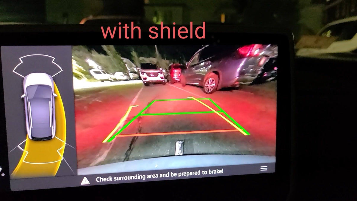A Better Backup Camera Hood for VW ID.4/ID.5/GTX improves picture quality at night - YURIK Accessories
