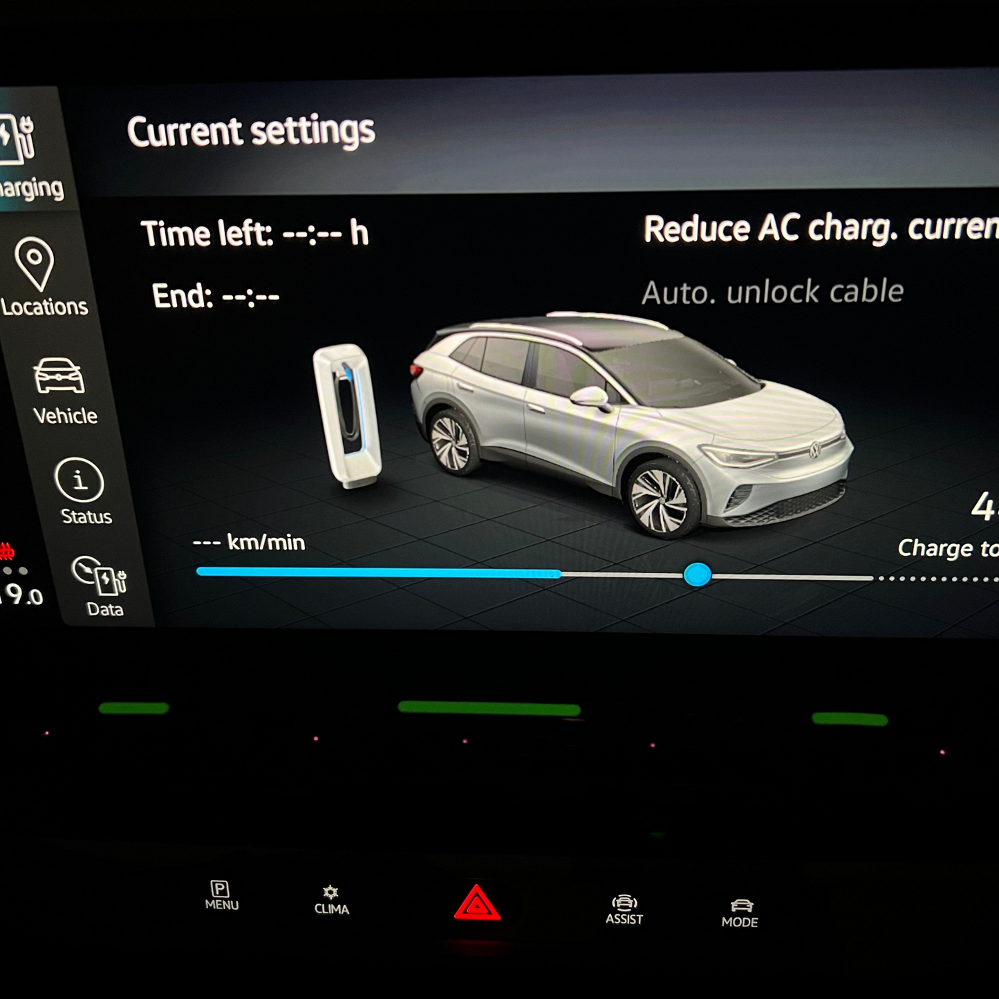 Volume and temperature control glow-in-dark stickers for VAG(VW, Cupra, Skoda) cars with touch screen