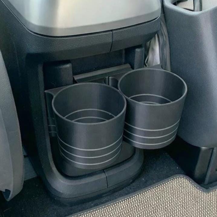 2025 Volkswagen ID. Buzz Rear Cup Holder | Buzz Box Drawer Cup Holder | VW ID Buzz Accessories | 3D Printed Custom Fit