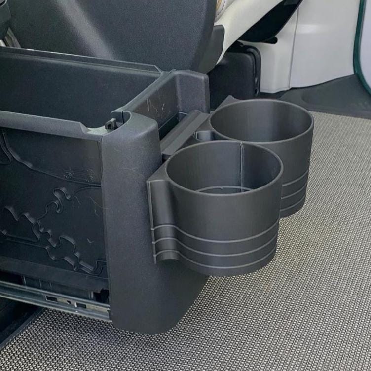 2025 Volkswagen ID. Buzz Rear Cup Holder | Buzz Box Drawer Cup Holder | VW ID Buzz Accessories | 3D Printed Custom Fit