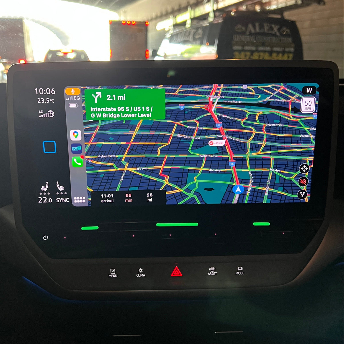 Volume and temperature control glow-in-dark stickers for VAG(VW, Cupra, Skoda) cars with touch screen