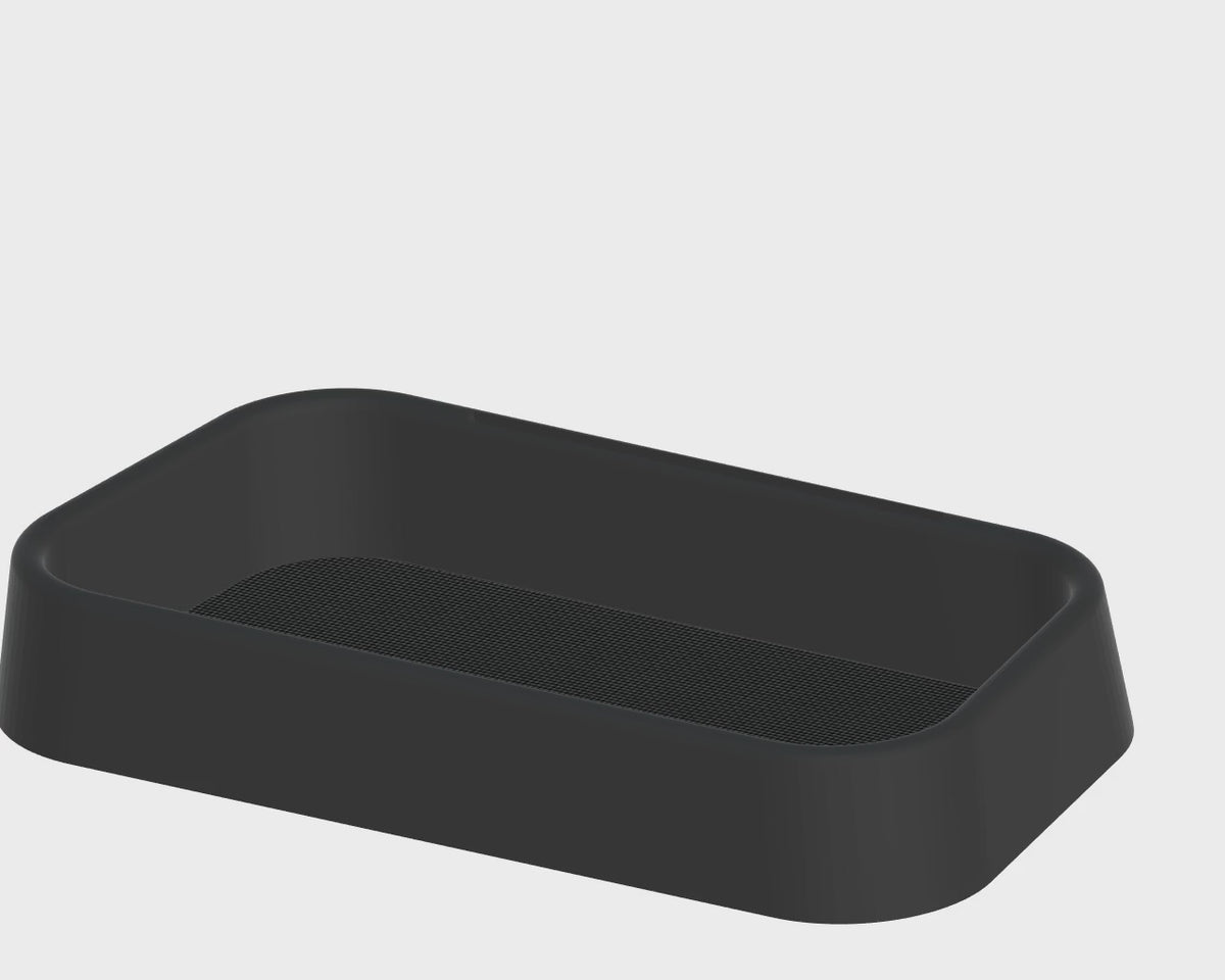 XL sunglasses tray for VW ID.4 with charging card slot