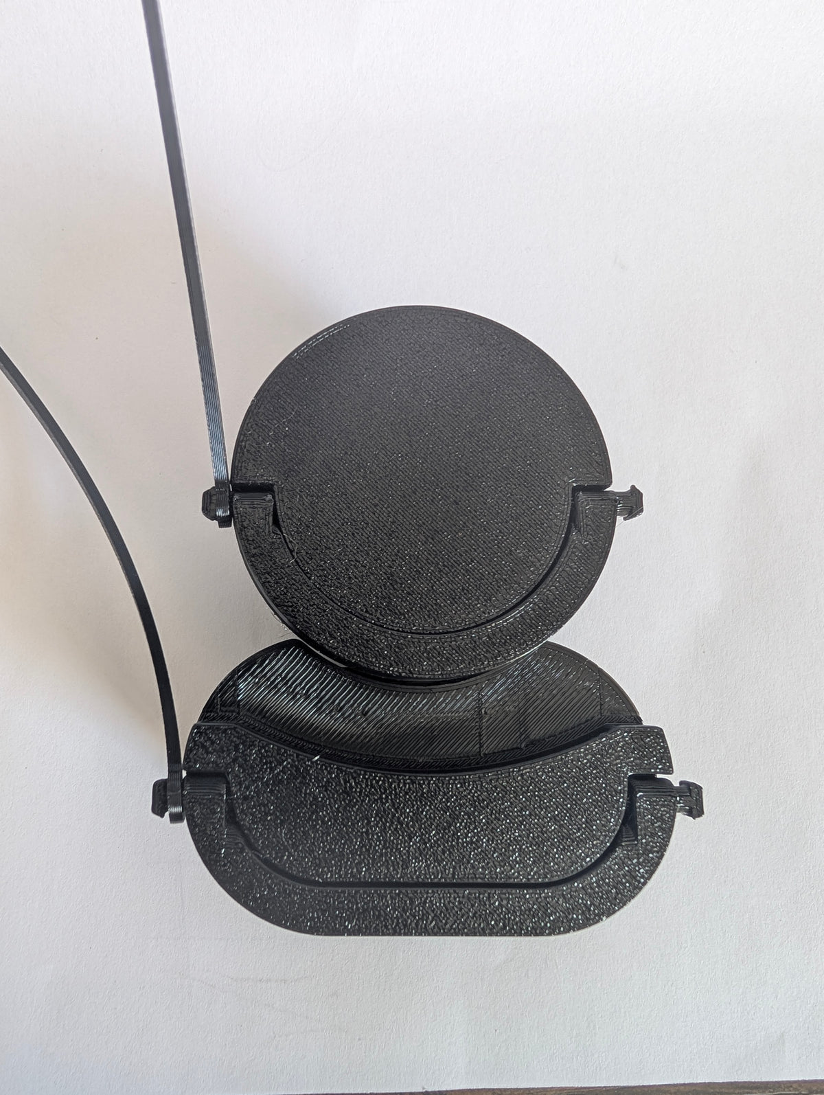 Electric vehicle charge port dust and moisture cover with low profile and swivel handle