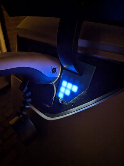 Afdekplaatje voor de oplaadstatus-leds van de oplaadpoort voor Hyundai IONIQ5